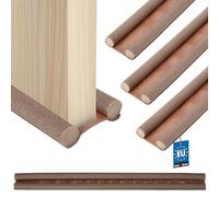 KOTARBAU® 3 pcs Boudin De Porte Isolant - Polyéthylène Mousse - 95 cm - Brun - Découpable - 30 mm - Bas de Porte Anti Courant d'air - Protection Acoustique
