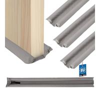 KOTARBAU® 3 pcs Boudin De Porte Isolant - Polyéthylène Mousse - 95 cm - Gris - Découpable - 30 mm - Bas de Porte Anti Courant d'air - Protection Acoustique