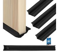 KOTARBAU® 3 pcs Boudin De Porte Isolant - Polyéthylène Mousse - 95 cm - Noir - Découpable - 30 mm - Bas de Porte Anti Courant d'air - Protection Acoustique