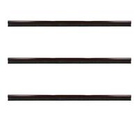 KOTARBAU® 3 pièces Joint Bas de Porte - PVC - 100 cm - Brun - Brosse Bas de Porte Automatique - Joint de Battant D'entrée - Protection Contre Le Vent et Les Insectes - Facile À Installer