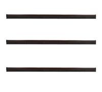 KOTARBAU® 3 pièces Joint Bas de Porte - PVC - 100 cm - Brun - Brosse Bas de Porte Automatique - Joint de Battant D'entrée - Protection Contre Le Vent et Les Insectes - Facile À Installer