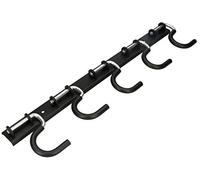 KOTARBAU® Barre d'outils 500 mm 5 crochets Barre de support d'outils Support d'outils de jardin Support d'outils Uni. Rail Support Barre à outils d'atelier
