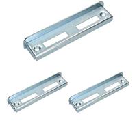 KOTARBAU 5907465912297 Plaque de verrouillage Argent 200 x 41 x 2 mm (Lot de 3)