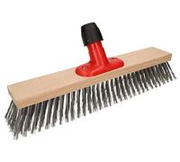 KOTARBAU 5907465945868 Balai métallique, Bois, Rouge, 370 mm