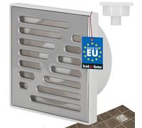 KOTARBAU 5907465948272 Siphon de Sol, Blanc, 50 x 150 x 150 mm
