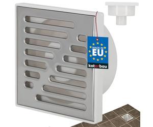 KOTARBAU 5907465948272 Siphon de Sol, Blanc, 50 x 150 x 150 mm