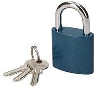 KOTARBAU® Antivol en fonte 40 mm pour sécurité anti-effraction - Cadenas universel avec boîtier bleu