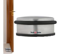 KOTARBAU®Arrêt de porte pour portes dégagées Butoir de porte Bas Argent
