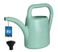 KOTARBAU Arrosoir - 4,5 l - Arrosoir - Avec douchette d'arrosage - Ovale - Plastique - Arrosoir avec tamis - Vert sauge - Arrosoir pour plantes d'intérieur