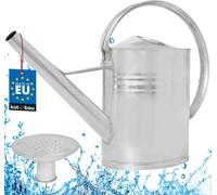 KOTARBAU® Arrosoir en zinc 12 L ovale pour arroser les fleurs avec pomme d'arrosage