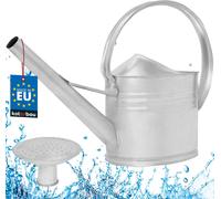 KOTARBAU® Arrosoir en zinc 8 L ovale pour arroser les fleurs avec pomme d'arrosage