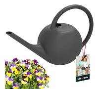 KOTARBAU® Arrosoir Gris De 1,2 L avec Un Long Tuyau | Arrosoir en Plastique pour Fleurs Et Plantes | Arrosoir De Jardin | Arrosoir Plastique | Arrosoir Jardin | Arrosoir Plante Intérieur Et Extérieur