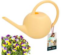 KOTARBAU® Arrosoir jardin 1,2 L couleur vanille Bec long plastique Arrosoir enfants Arrosoir plastique Outdoor petit arrosoir plastique petit arrosoir balcon petit arrosoir enfants