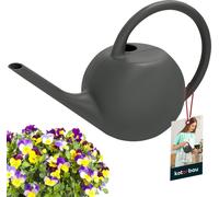 KOTARBAU® Arrosoir Jardin 1,2 L Gris Bec long Plastique Arrosoir Enfants Arrosoir Plastique Outdoor Petit arrosoir Plastique Petit arrosoir Balcon Petit arrosoir Enfants