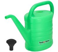 KOTARBAU® Arrosoir ovale de 2,5 l - En plastique durable - Pour arroser les fleurs - Avec douchette - Système d'irrigation - Pour l'intérieur et l'extérieur