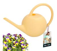KOTARBAU® Arrosoir Vanille De 1,2 L Avec Un Long Tuyau |Arrosoir En Plastique Pour Fleurs Et Plantes |Arrosoir De Jardin |Arrosoir Plastique |Arrosoir Jardin |Arrosoir Plante Intérieur Et Extérieur