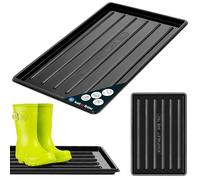 KOTARBAU® bac à Chaussures 45 x 30 cm Noir bac a Chaussures Plateau égouttoir pour Bottes