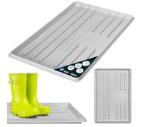 KOTARBAU® bac à chaussures 60 x 40 cm Gris bac a chaussures plateau égouttoir pour bottes