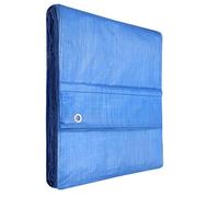 KOTARBAU® Bâche de Protection Extérieur - Polyéthylène - 10 x 12 m - Bleu - 75 g/m² - Bâche avec œillets - Anti UV - Toile de Protection - Couverture Impermeable Exterieu