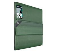 KOTARBAU® Bâche de Protection Extérieur - Polyéthylène - 4 x 6 m - Vert Olive - 120 g/m² - Bâche avec œillets - Anti UV - Toile de Protection - Couverture Impermeable Exterieu
