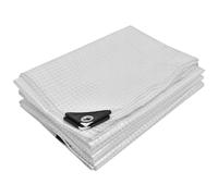 KOTARBAU® Bâche De Protection Extérieur - Polyéthylène - 5 x 8 m - Transparent - 120 g/m2 - Bâche Imperméable Extérieur - Renforcée avec Œillets - Anti UV