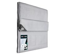 KOTARBAU - Bâche en tissu - 3 x 4 m - Argent - 200 g/m² - Avec œillets renforcés - Bâche de protection - Bâche de chantier - Cordon étanche et indéchirable - Pour toutes les conditions météorologiques