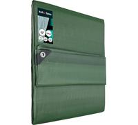 KOTARBAU Bâche tissée 2x3 m Vert 120g/m2 Bâche de couverture Renforcée Œillets Bâche de protection Bâche de construction Imperméable Résistante à la déchirure Bâche industrielle Toutes conditions clim