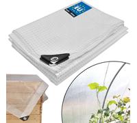 KOTARBAU® Bâche transparente avec œillets 3x5m 120g/m² universelle Bâche de couverture transparente avec œillets Bâches de terrasses transparentes Bâche étanche Balcon Protection contre la pluie Bâche