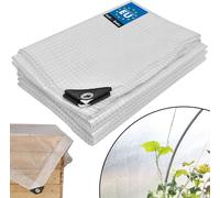 KOTARBAU® Bâche transparente avec œillets 4x6m 120g/m² universelle Bâche de couverture transparente avec œillets Bâches de terrasses transparentes Bâche étanche Balcon Protection contre la pluie Bâche