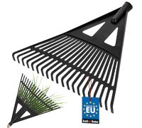KOTARBAU® Balai à Feuilles en Plastique 435 mm Noir Râteau sans Manche Outils de Jardinage Accessoires pour l'entretien de Votre Jardin