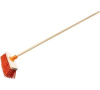 KOTARBAU® Balai de rue 400 mm avec manche en bois Balai pour balayer les grandes surfaces