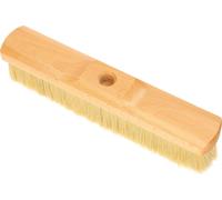KOTARBAU® Balai en poils naturels 300 mm sans manche avec filetage Balai universel Balai de cuisine Balai de salle Balai industriel Balai d'atelier Balai en crin de cheval