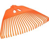 KOTARBAU® Balai éventail pour le balayage des feuilles mortes 27 dents en plastique