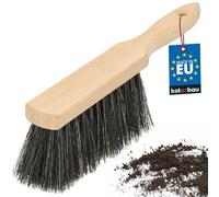 KOTARBAU® Balayette Bois - 29 cm - Naturel - Brosse Ergonomique - Nettoyage Précis - Balai Bois - Balayette Cheminée - pour Atelier Garage Maison