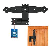 KOTARBAU Bande centrale de 240 mm avec gond pour volets pliants - Revêtement par poudre - Noir