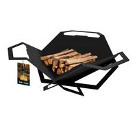 KOTARBAU® Bassin de feu Bols de feu pour le jardin Pliable Bassin de feu 60 cm x 66 cm Tôle d'acier couleur résistante à la chaleur