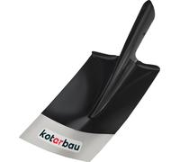 KOTARBAU® Bêche 300 x 190 mm Bêche de jardin pour tige de 38 mm de diamètre Bêche en acier pour ramasser les matériaux en vrac SANS BOUCHE