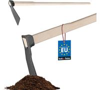 KOTARBAU® Bêche de jardin avec manche en bois 120 cm Bêche à mauvaises herbes Bêche de jardin Bêche à plantes