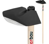KOTARBAU® Bêche de jardin demi-ronde 240 mm x 100 mm avec manche 110 cm Bêche de jardin Bêche à mauvaises herbes Bêche à plantes Outil de jardin pour transplanter Désherber Entretien du jardin