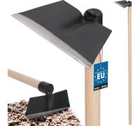 KOTARBAU® Bêche de jardin forme trapèze Bêche avec manche 120cm Bêche à mauvaises herbes Bêche à plantes