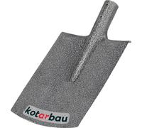 KOTARBAU® Bêche robuste 290 x 190 mm Bêche de jardinier pour tige de 38 mm de diamètre Pelle en acier pour planter SANS BOUCHE