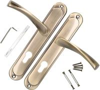 KOTARBAU Poignée de porte PZ - 72 mm - Poignée de porte Patin - Poignée de porte - Poignée de porte intérieure - Poignée de porte extérieure