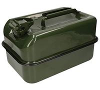 KOTARBAU® Bidon de 10L en Métal pour Carburant Essence avec Poignée pour Transport et Stockage Professionnel Vert Foncé