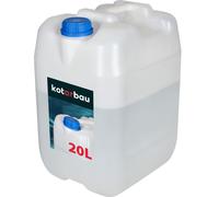 KOTARBAU® Bidon d'eau 20L en plastique Bidon pour eau alimentaire PE Réservoir d'eau potable avec bouchon à visser Réservoir d'eau potable