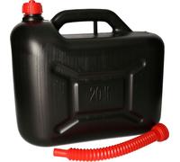 KOTARBAU® Bidon d'essence en plastique avec bec verseur pour tous types de carburants 20L