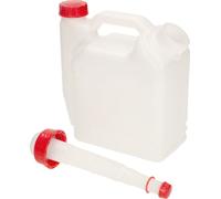 KOTARBAU® Bidon double pour carburant et huile 1L+0,4 L 2en1 avec bec verseur pour carburant et huile Bidon d'essence en plastique