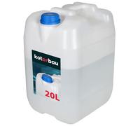 KOTARBAU® Bidon Eau 20L, Jerrican Eau, Bidon Alimentaire, Jerrican Alimentaire en PVC, Léger, Transparent, Polyvalent, Idéal pour Voyages, Pique-niques, Chantiers, Hygiène