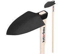 KOTARBAU® Binette 210 mm Cœur Houe en Acier Forgé avec Manche en Bois 120 cm Accessoire de Jardin Outil de Jardinage Accessoires de Plantation
