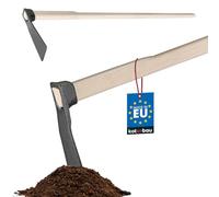KOTARBAU® Binette 23,5 cm Houe en Acier avec Manche en Métal 120 cm Accessoire de Jardin Outil de Jardinage Accessoires de Plantation