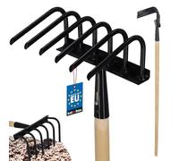 KOTARBAU® Binette de jardin à 6 dents avec manche en bois de 120 cm - Pour désherber les mauvaises herbes - En acier - Pour ameublir le sol - Outil de jardin - Pour ameublir et aérer avec griffes